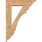 Ekena Millwork Olympic Traditional Smooth Bracket w/ Offset Brace, Western Red Cedar, 7 1/2"W x 30"D x 42"H BKT0806X30X42OLY01SWR - alternate 4